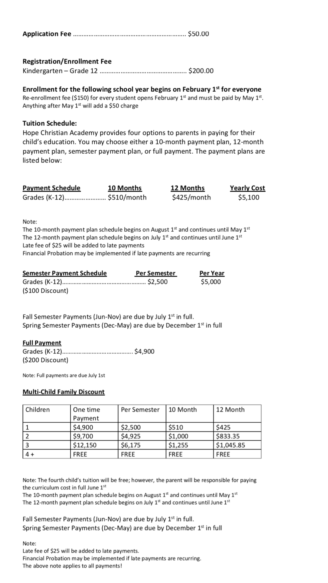 Tuition Fees Hope Christian Academy tuition-fees-hope-christian-academy